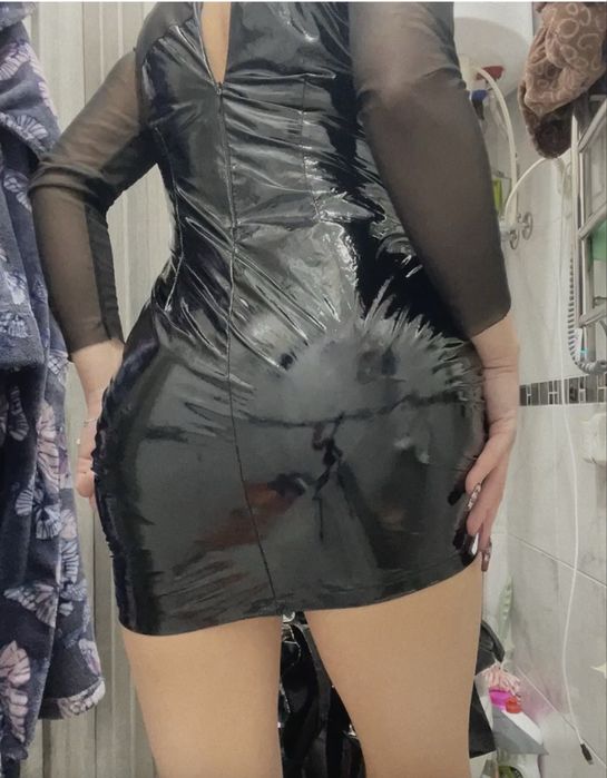 Платье латекс latex латексное платье
