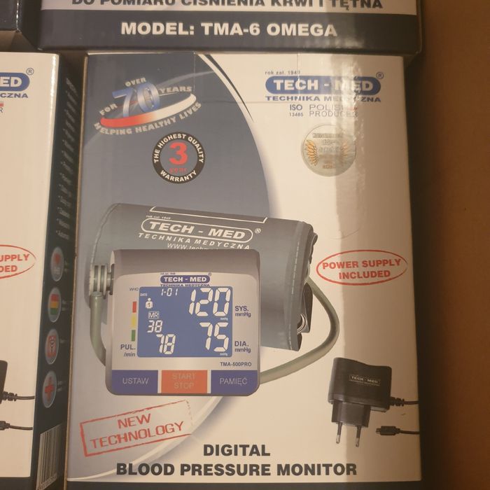 Ciśnieniomierze i termometry.