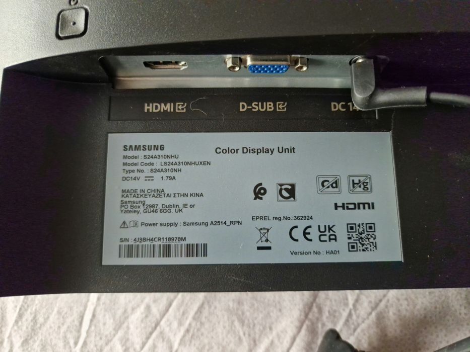 Monitor Samsung 24" S24A310NHU