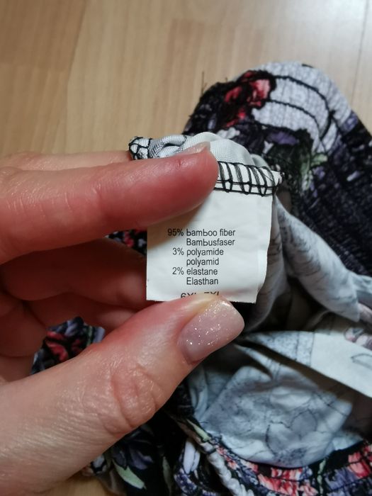 Luźne materiałowe krótkie spodenki  letnie z włókna bambusowego