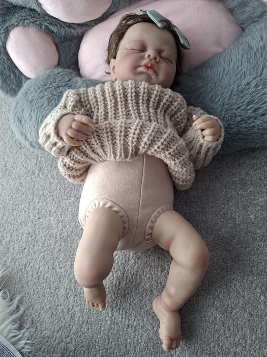Lalka jak żywe dziecko reborn piękna NOWA duża prawie 50 cm , kończyny