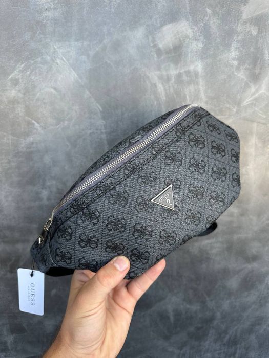 Мужская сумка бананка guess чоловіча жіноча бананка гесс