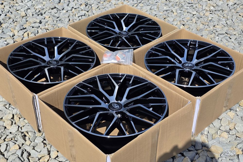 5x114 17 Hyundai Alufelgi + czujniki Tuscon Santa Fe Sonata i30 Elantr