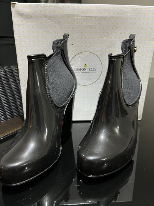 Lemon Jelly botas pretas 39 como novas