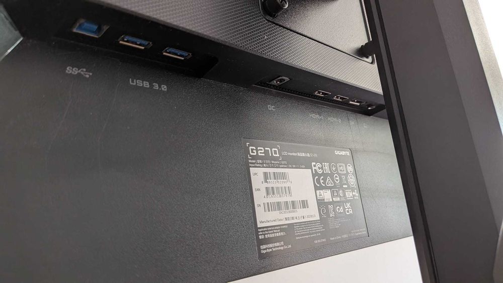 Monitor Gigabyte G27Q Gaming 27" IPS QHD 144Hz