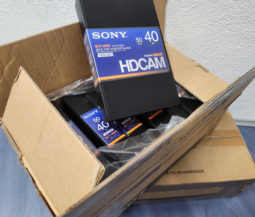 Cassetes digitais Sony HDCAM 40