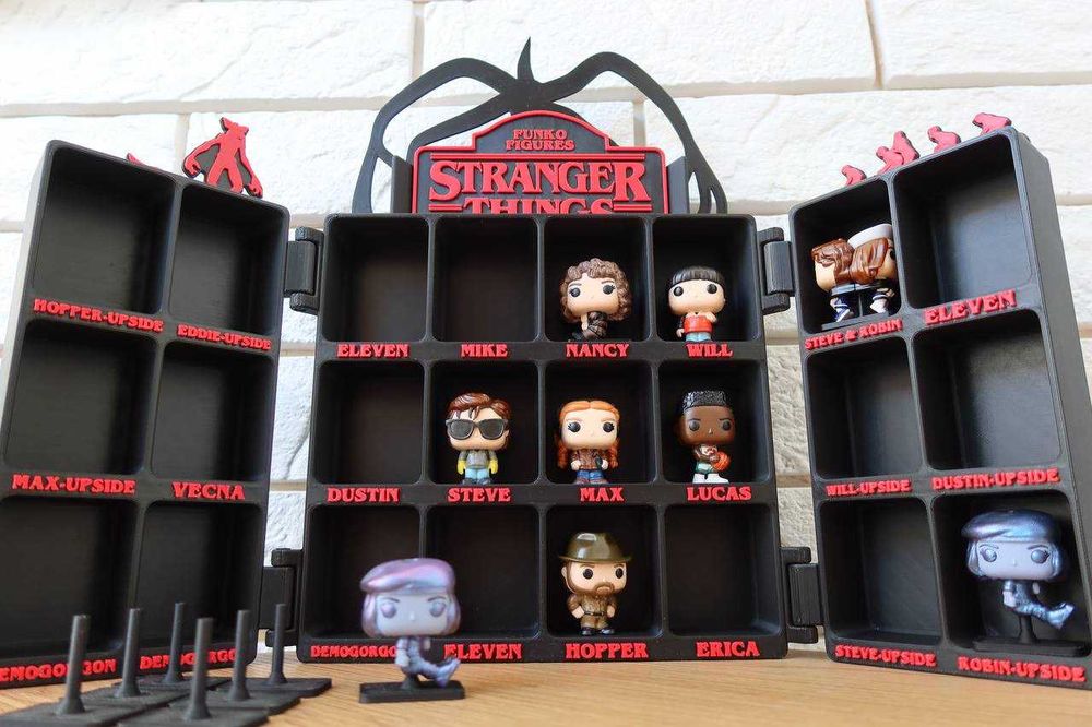 Підставка для фігурок Kinder у стилі “Дивні Дива / Stranger Things”