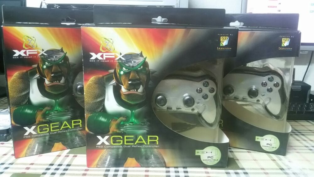 Comando PS2 e para PC, XFX Gear (Novos)64737841418497121