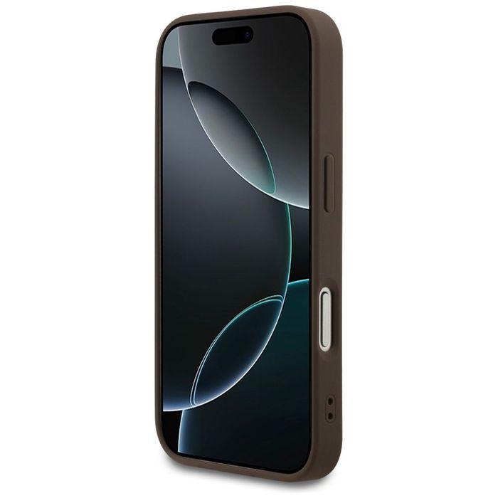 Guess Futerał Do Iphone 17 Pro Guhcp17Lg4Gfbr (Pu 4G Classic) Brązowy