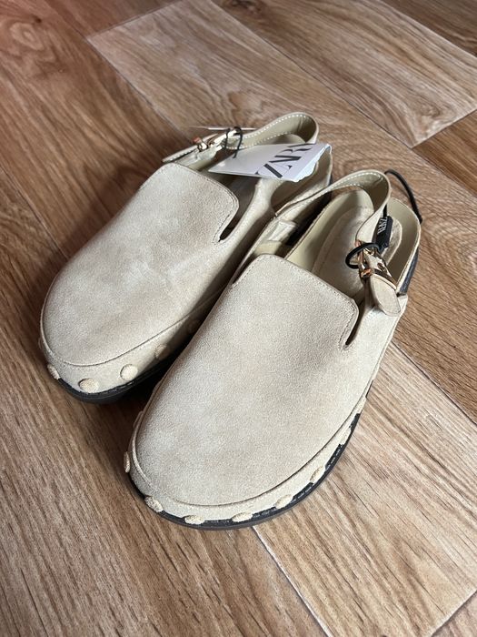Замшеві сабо Zara нові 37 р.