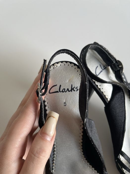 Buty/sandały na obcasie damskie Clarks 38 Nowe !