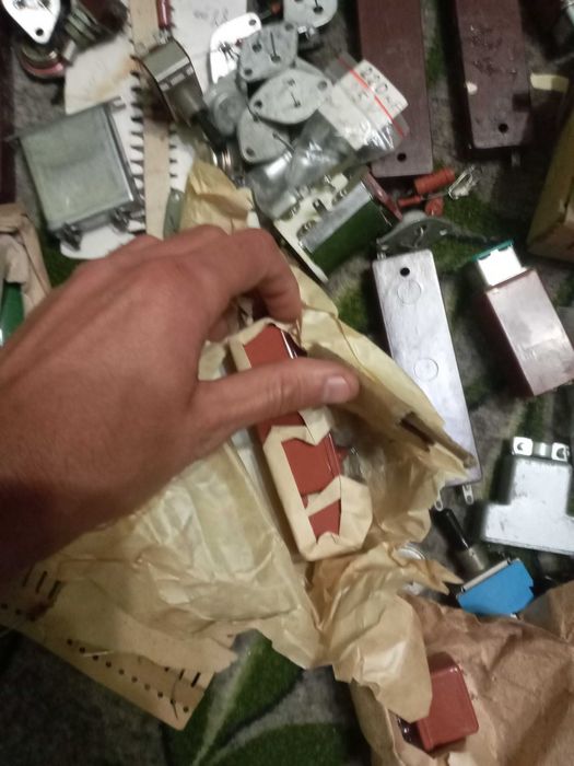 Советские радиодетали конденсаторы резисторы СССР