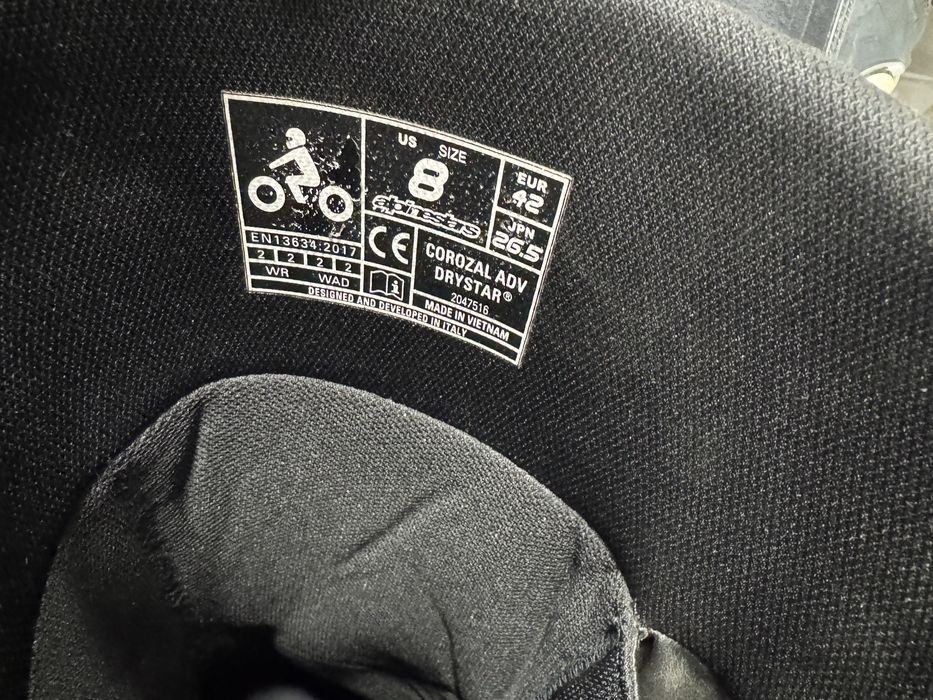 Botas Alpinestars Corozal Adventure – Pretas – Tamanho 42