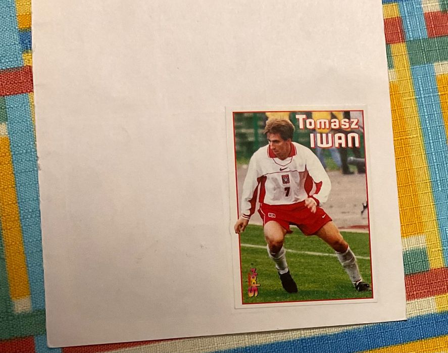 10 naklejek z Polskimi piłkarzami z kolekcji Bravo Sport
