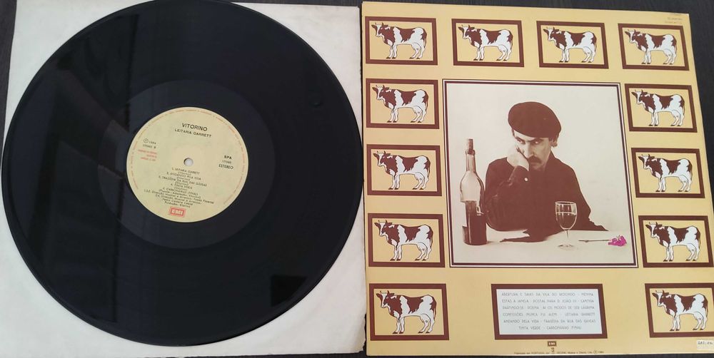 Vinil Lp - Vitorino - Leitaria Garrett