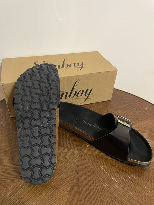 Klapki czarne | sunbay | 41