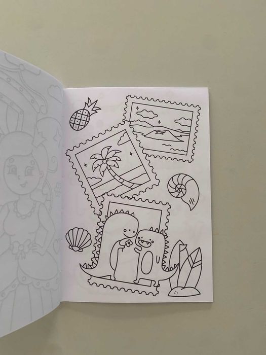 Caderno de colorir infantil A5 Projeto Patas Invisíveis (60 desenhos)