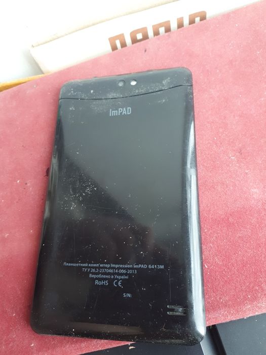 Планшет
Impression lmPad 6413M.
Планшетный компьютер.
На 2 сим карты +