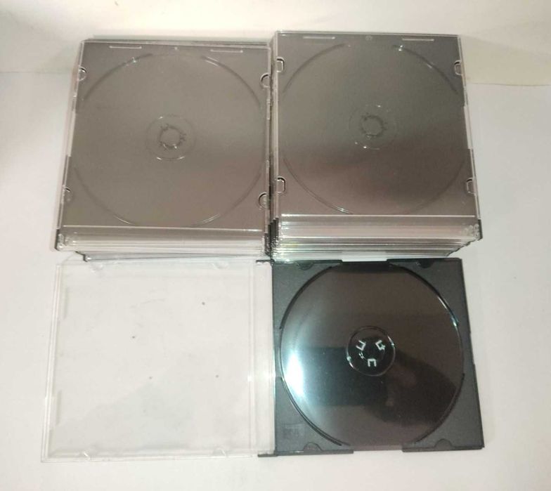 20 caixas SLIM de CD/CDRW/DVD/DVDRW/blu-ray