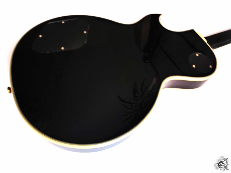 $450 Morgan Les Paul Custom '2015 Ebony Black з новим чохлом