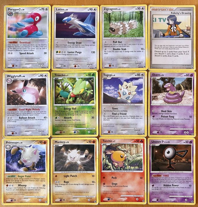 Cartas Pokemon - 8 Baralhos + 100 Unidades