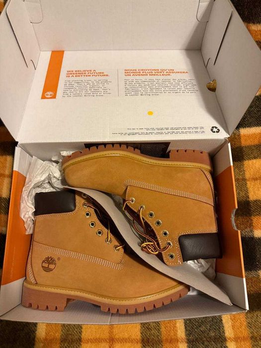 Botas Timberland Premium 6-Inch Waterproof Boots – Wheat | 100% Autênticas