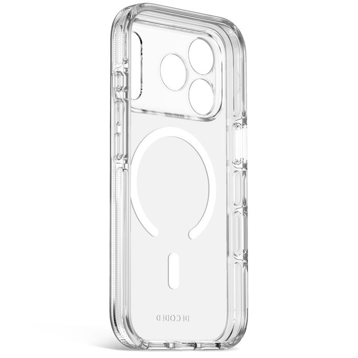Decoded droptec transparent backcover - etui do iphone 18 pro max / 17 pro max kompatybilne z magsafe (transparant)