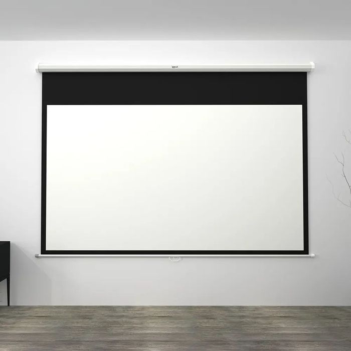 Ecrã tela de Projeção Manual Projetor Projector 16:9 106" 234x131 cm