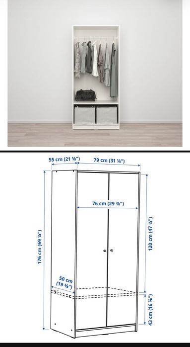 Szafa ikea Kleppstad