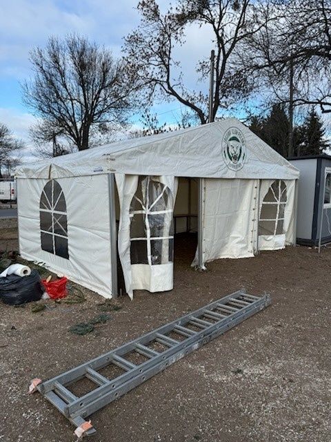 Namiot konstrukcja aluminiowa 6m na 4m