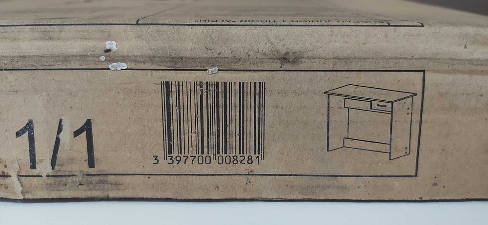 Demeyere Conforama – Secretária Escritório 1 Gaveta, Nova em Caixa