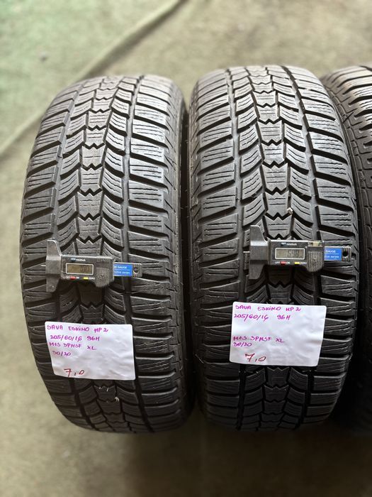 4x 205/60R16 96H SAVA ESKIMO HP2 opona zimowa M+S 3PMSF XL