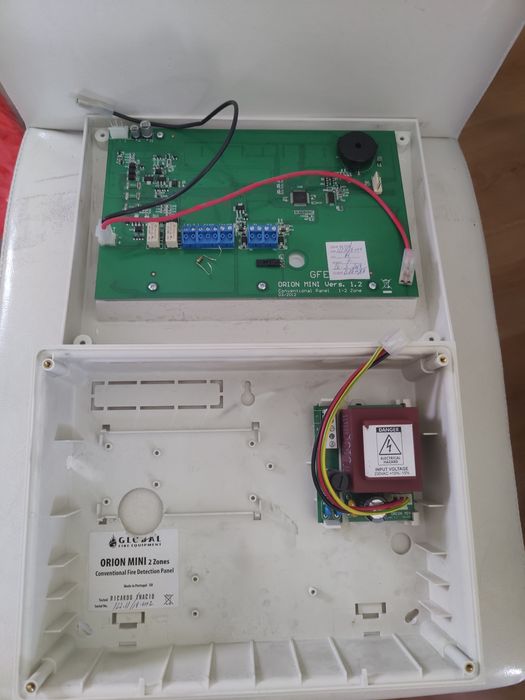 Central de incêndio Orion 2 zonas