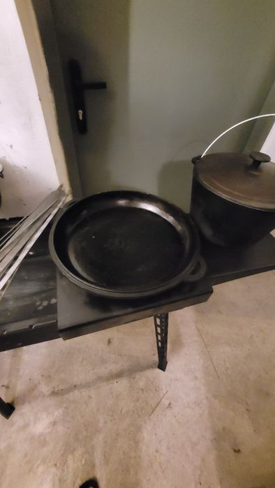 zestaw grillowy, grill, piecyk,kazan uzbecki