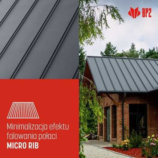 Blacha panel na rąbek micro rib Ostrów Kalisz Krotoszyn Milicz Syców ...