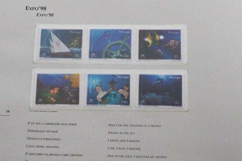 Livro dos CTT completo : "Portugal Selos 1998" (EXPO 1998) -> "Novo"