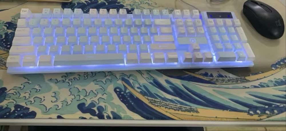 Геймерська клавіатура з підсвіткою для Windows/Linux нова
