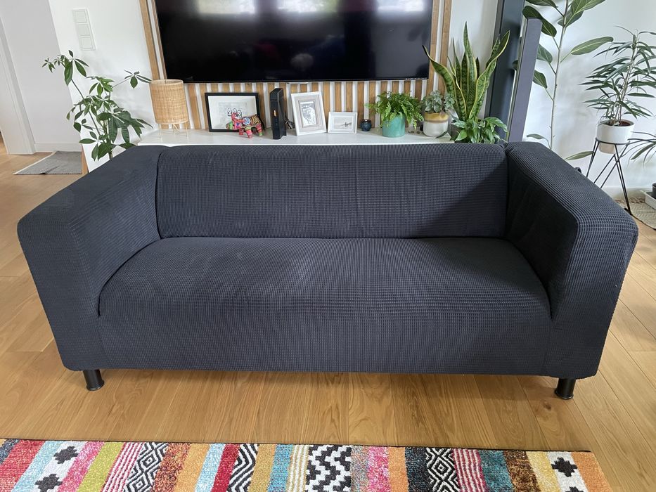 Sofa Ikea Klippan z nowym pokrowcem