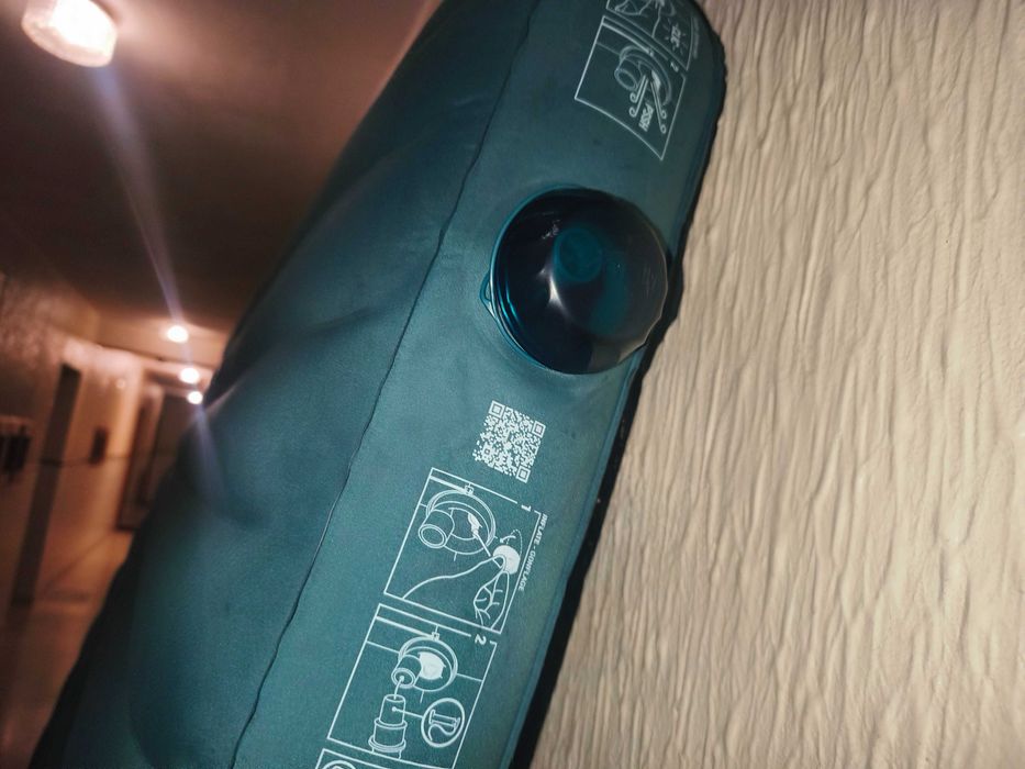 Colchão insuflavel com bomba para encher novo com fatura