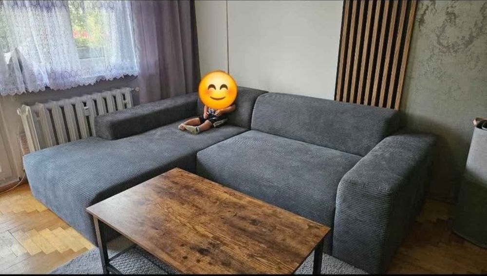 Narożnik sztruks welurowy
