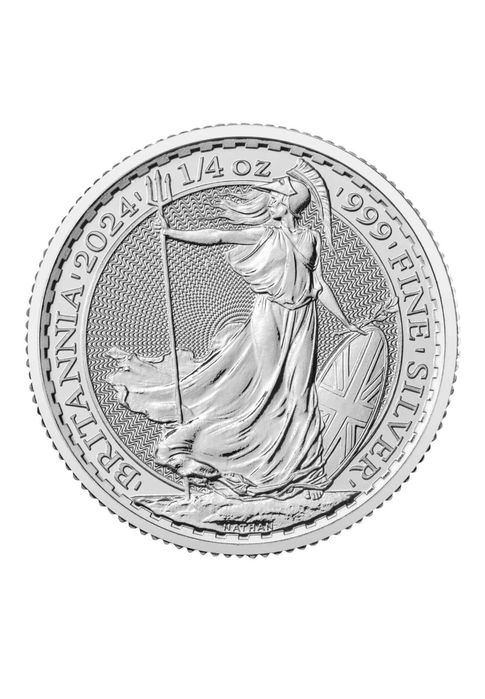 Британія Чарльз! 1/4 унції. 2024 рік. СРІБЛО. Великобританія