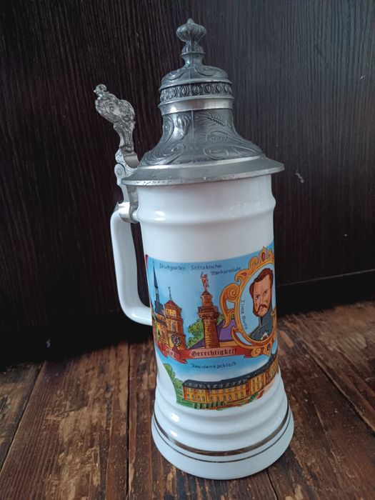 Німецький пивний келих, керамічний кухоль  для пива