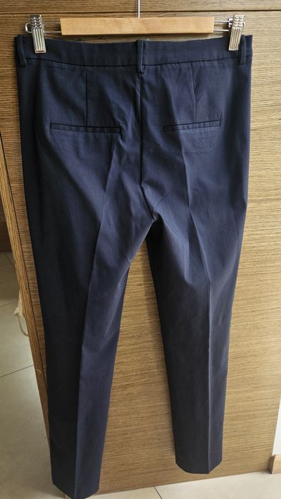 Spodnie Chinos wąskie r.40 granat