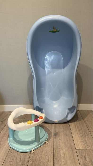 Дитяча ванночка + стільчик для купання