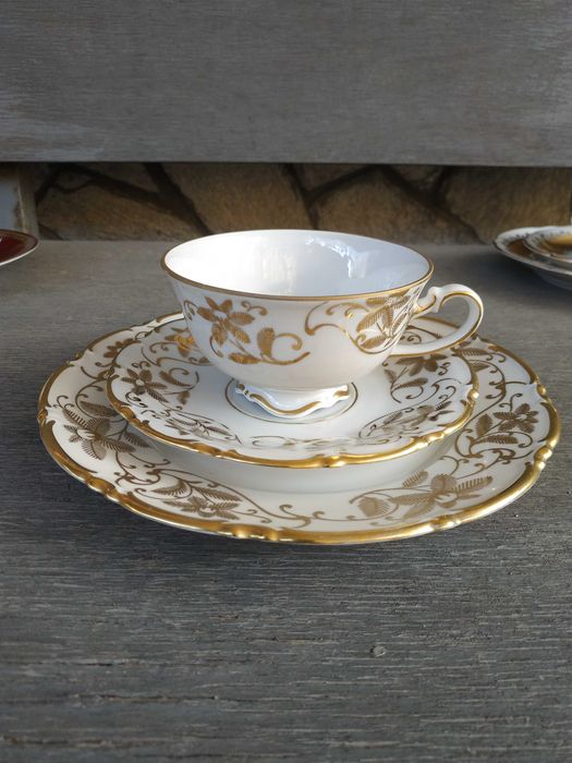 Чайное трио тройка чайне тріо трійка Германия Бавария Винтаж Фарфор