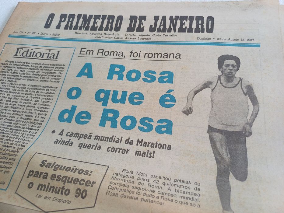 Lote de 7 Jornais - ROSA MOTA