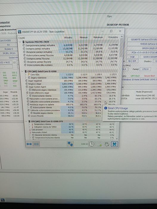 Komputer gamingowy MSI