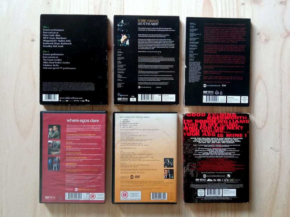 DVDs Robbie Williams