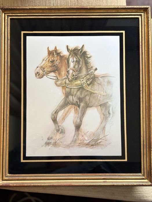 Quadro com cavalos