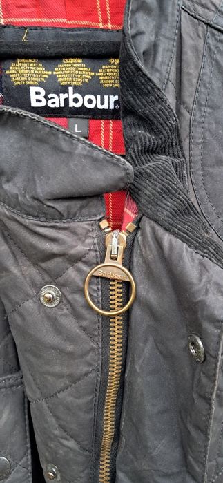 Barbour pikowana kurtka męska L motor bomber jacket